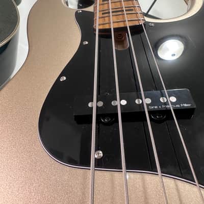 Sire Marcus Miller VR 4 stringChampagne Gold W/MONO Stealth case image 2