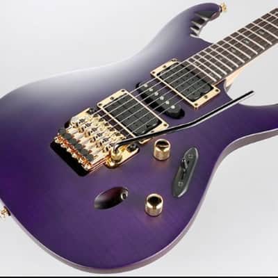 Ibanez Herman Li EGEN18 Signature  Trans Violet Flat image 2