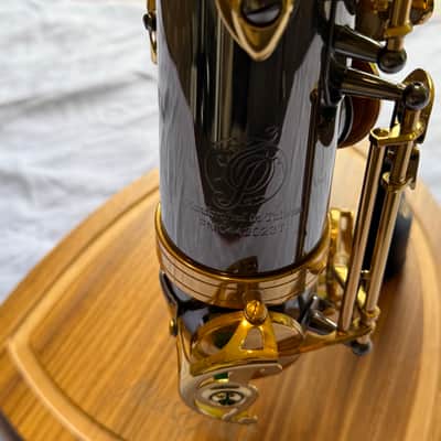 P. Mauriat 20th Anniversary Kirk Whalum PMXT-66RBX20 Tenor Sax - Black Nickel with Gold-lacquered Keys image 4