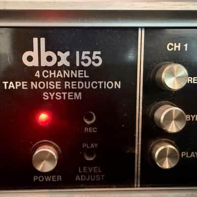 dbx 155 4-Channel Type I Noise Reduction 1970s - Black image 5