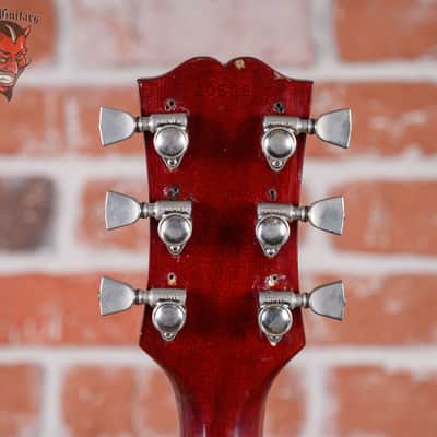 Guild Starfire II in Cherry Finish 1961 w/OHSC (Mods) image 10