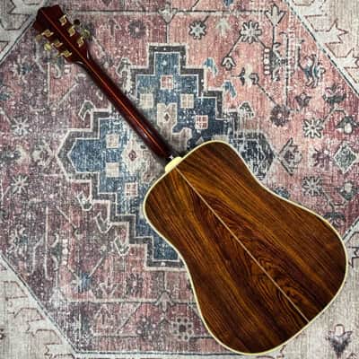 1975 Guild D55 LH Vintage Left Handed Westerly RI Natural Acoustic Guitar! image 4