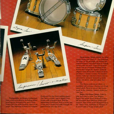 Rogers Swiv-O-Matic Bass Drum Pedal — Late 1983 Catalog Version — Rare Lever-Clamp Model image 3