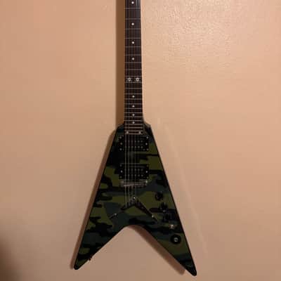 Washburn Dimebag Darrell flying V 2004 - Camouflage image 1