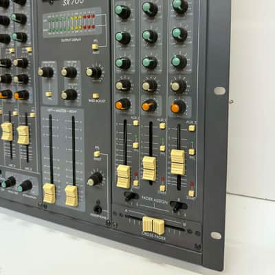 JCB SX700 3-Channel Mono DJ Mixer with Talkover 2000-2010 - Grey image 3