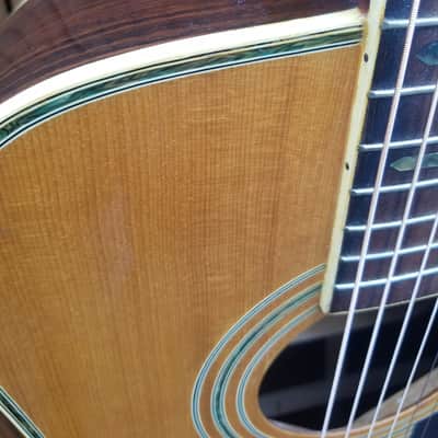 Early 70's Harmony Model  HM 400 Flattop Acoustic Guitar Martin D-41 Copy Nice Great Player & Sound image 4