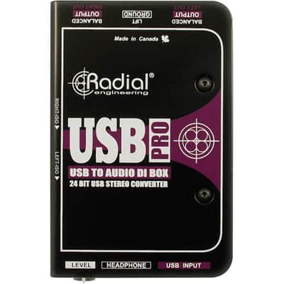 Radial Engineering USB-PRO USB Laptop Stereo DI Box image 1