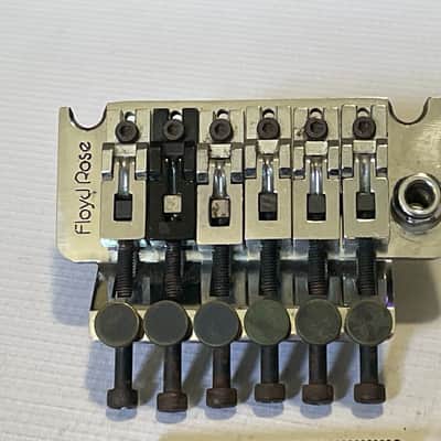 Early 1980's Original Floyd Rose Made in Germany Chrome Tremolo Bridge Vibrato (Parts Mutt) image 3