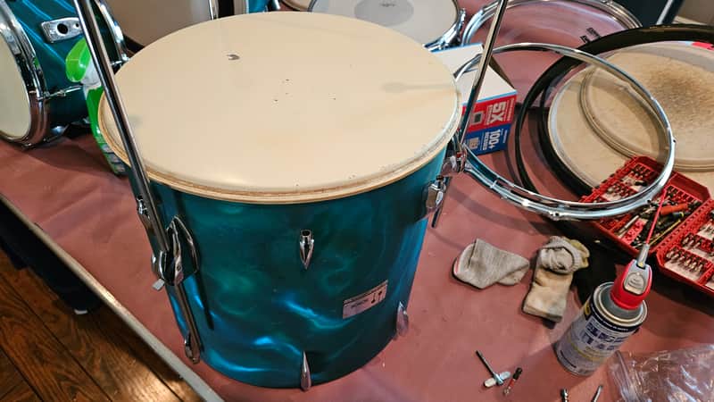 Sonor Original evans head 1965ish "teardrop"- Coated image 1