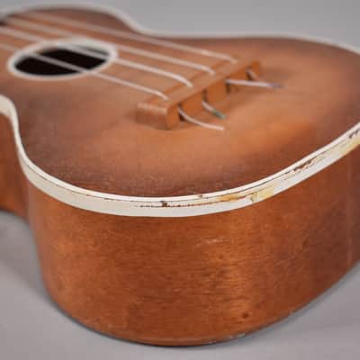 1950's Harmony Soprano Ukulele Sunburst Project For Repair image 11