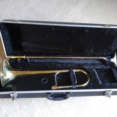 Moz  Alto Trombone 2018 lacquer brass image 4