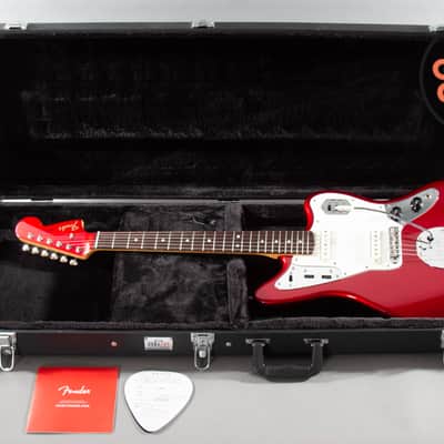 2025 Fender Japan MIJ FSR Traditional 60s Jaguar Candy Apple Red Matching Headstock image 2