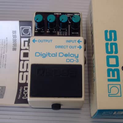 BOSS DD-3 Digital Delay Pink Label – 1990s | Reverb