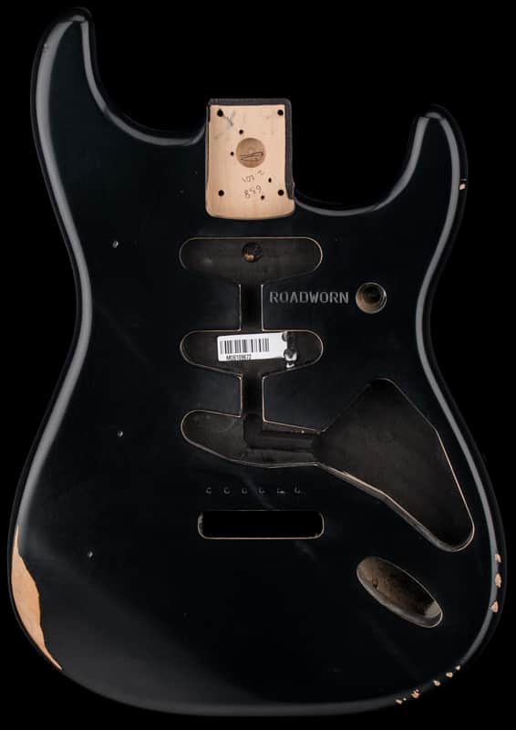 Fender Road Worn 50's Stratocaster SSS Alder Body - Black #09672 image 1