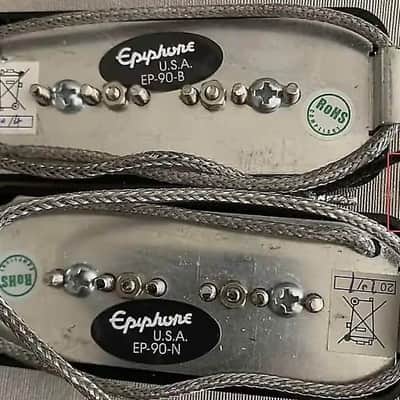 Epiphone Guitar Alnico Vintage P90s Soabar Pickups Fit Epiphone LP Les Paul SG ES image 2