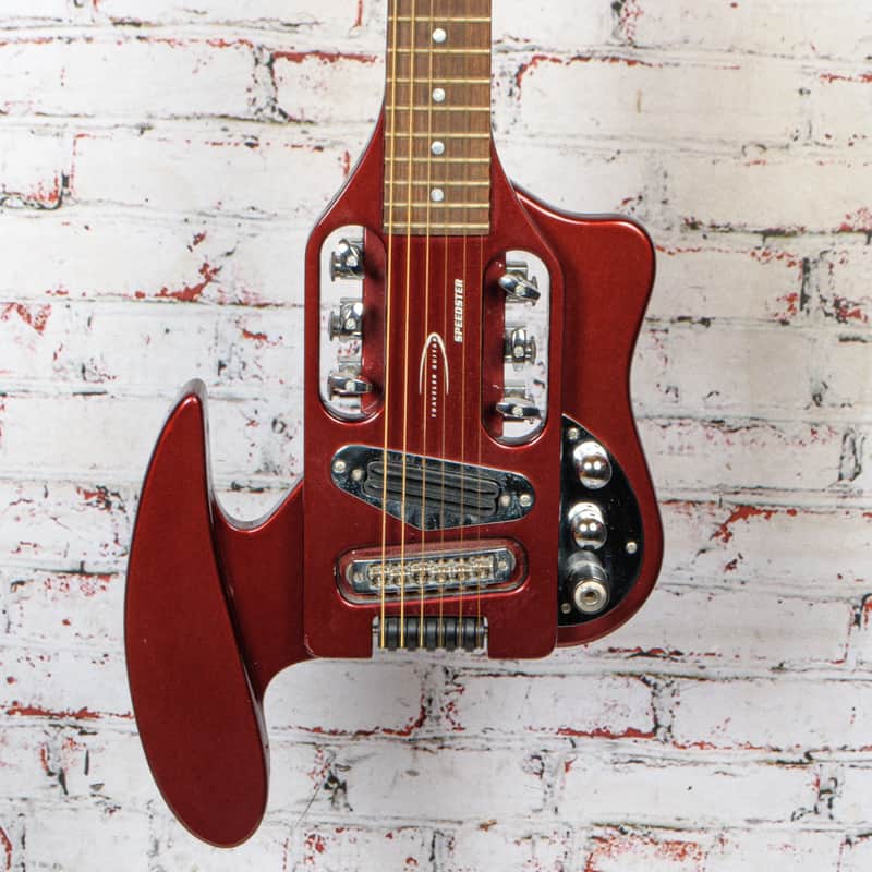 Traveler - Speedster Standard Travel Electric Guitar Red Metallic w/Bag - USED image 1