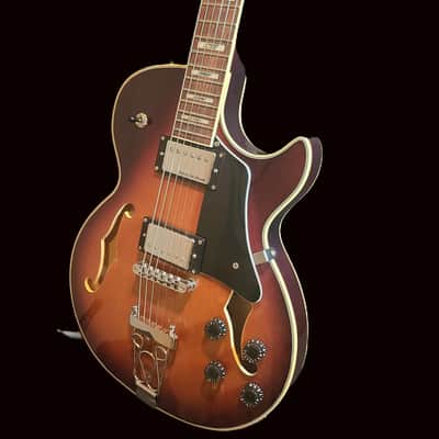 IVY-IJZ-300 Semi Hollow Jazz Guitar-Sunburst- Fully Set up image 6