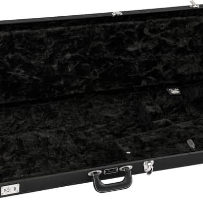 Fender Classic Series Wood Case - Strat/Tele, Left-Hand, Black image 3