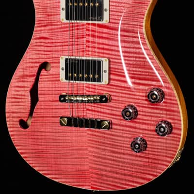 PRS Wood Library Willcutt Exclusive Semi-Hollow McCarty 594 Brazilian Rosewood Bonnie Pink 10 Top (563) image 1