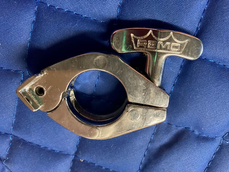 REMO NOS Hinged 1" Memory Wing nut branded Lock for tom drum mount image 1