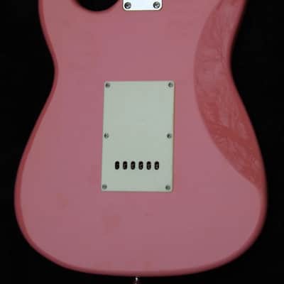 Beautiful Tahitian Coral Strat Vintage+Working BridgeTone+Treble Bleed+7-Sound Switching +Maple Neck + All Frets Leveled, Crowned and Polished! image 6