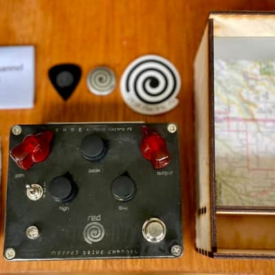 Spiral Electric FX Red Spiral Drive (Custom acid-etched) 2020 - Black image 7
