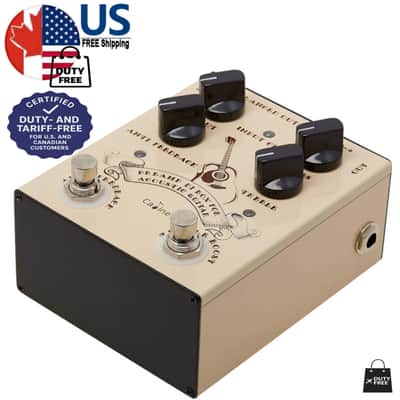 Caline CP-40 PRE-AMP DI Box with Anti Feedback control for Acoustic Guitars True Bypass image 4