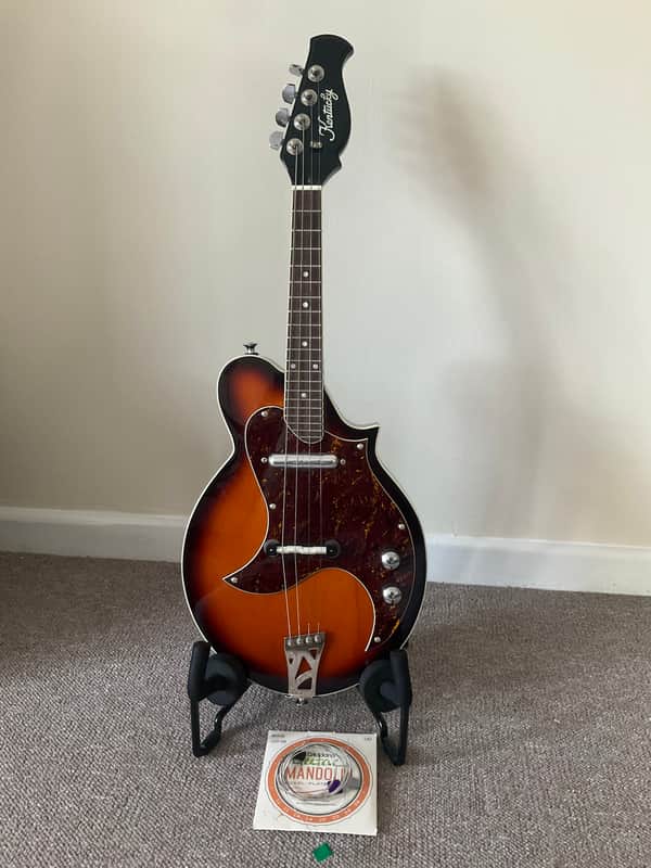 Kentucky KM-300E 4-String Electric Mandolin 2010s Traditional Sunburst mandocaster image 1