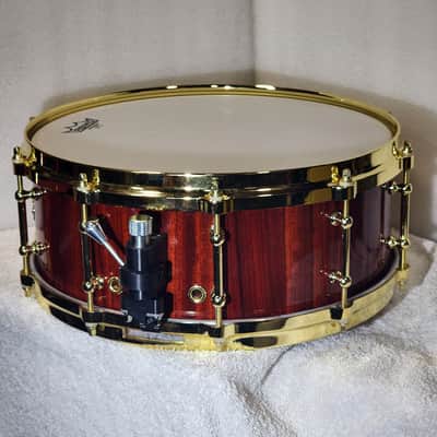 JT Custom Drums 14x5.5" Solid Padauk Stave Snare 2022 Natural image 20