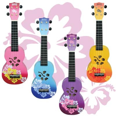 Mahalo Designer Series MD1HB Soprano Ukulele, Blue Burst with Gig Bag image 7