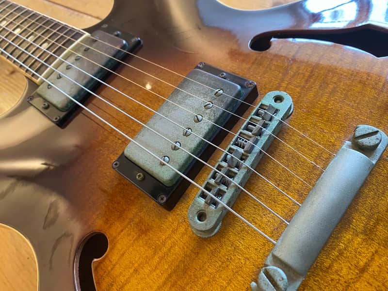 Greco Rare Vintage SA900 Semi-Acoustic 1978 Figured Tobacco
