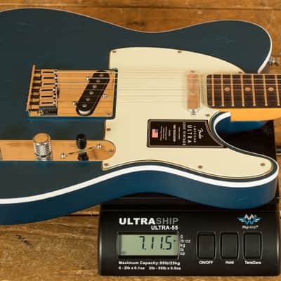 Fender American Ultra Luxe Vintage '60s Telecaster Custom - Rosewood - Lake Placid Blue image 8