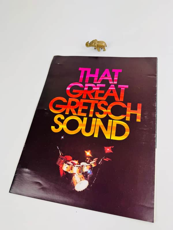 Gretsch Drum Foldout Brochure 1977 image 1