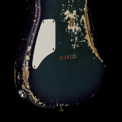 Fender Custom Shop 1966 Stratocaster SH Heavy Relic - Aged Competition Burgundy #87625 image 9