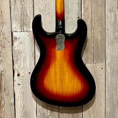 Rare  Mosrite V II Bass Mark Series,  Sunburst W/Matching Headstock, OHSC, Very Cool image 8