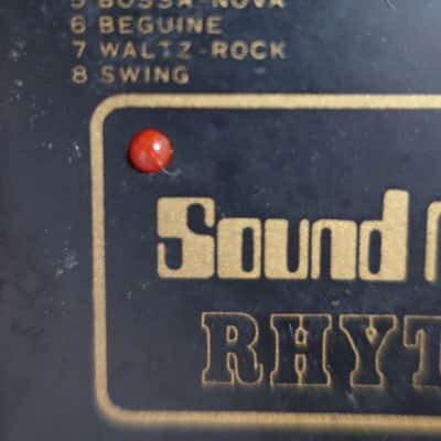 RHYTHM 1 SOUND MASTER Vintage Rhythm Machine Analog Drum Synthesizer Drum Machine Instant LO FI Kraftwerk Drum Sounds In A Guitar Pedal Size Casing Rare Unit! Soundmaster image 5