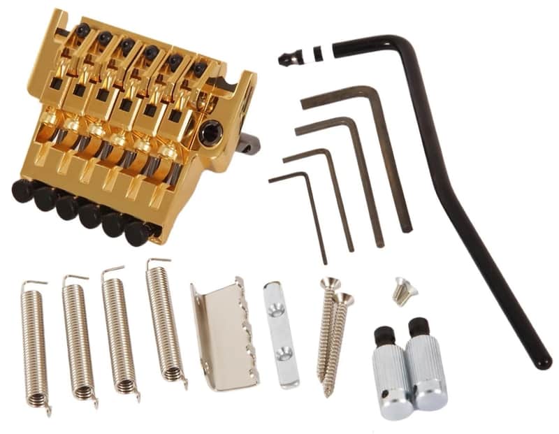 Ibanez Lo-Pro Edge Guitar Tremolo Bridge, 2LE1R31G, GOLD image 1