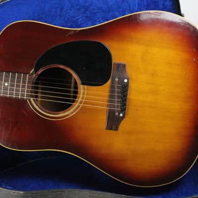 1968 Vintage Gibson J45 ADJ Sunburst Finish 1960s Kalamazoo USA +OHSC image 2