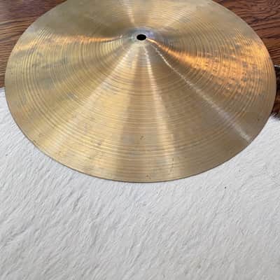 Zildjian 14" A. Zildjian '70s Stamp New Beat Hi-Hat Cymbals (Pair) 1970s - Traditional image 14