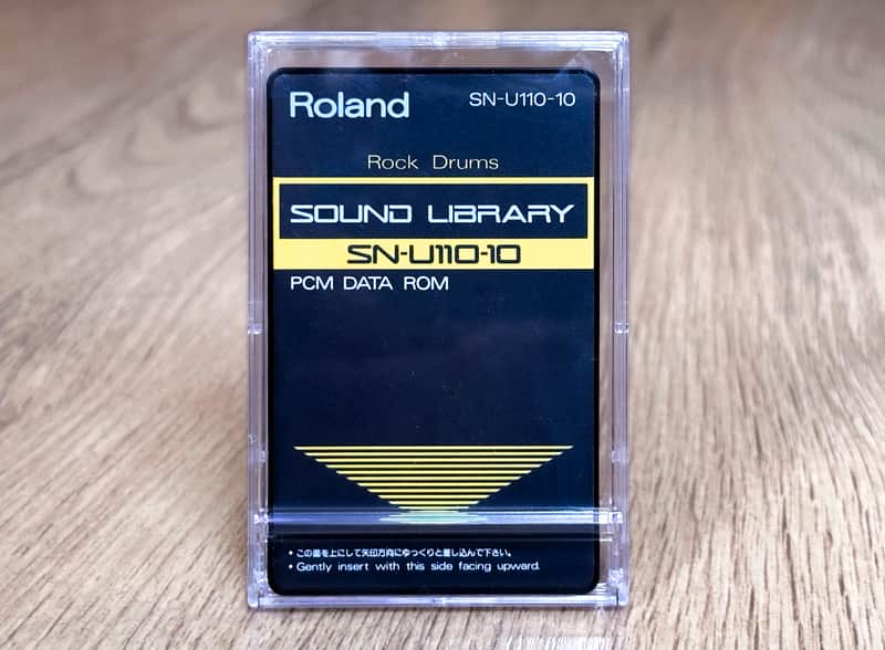 Roland U-110 / U-220 / D-70 / MV-30 // SN-U110-10 Rock Drums // Voice Rom Data Card image 1