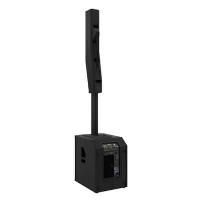 2x EV Electro-Voice EVOLVE 70 Powered Column Speaker Array 15" Sub Pair (Black) image 5
