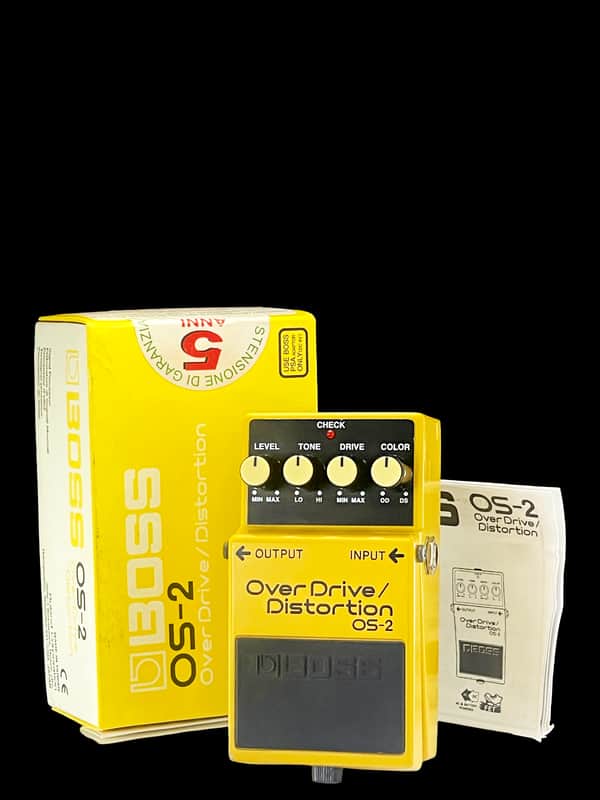 Boss OS-2 OverDrive/Distortion (Silver Label) 2006 s/n WV14933 image 1