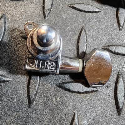 LTD Chrome 6-In-Line Tuners Set Tuning Heads image 5