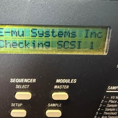 E-MU Systems EMAX II model 2213 16 Bit Digital Sound System 1989 - Black image 6