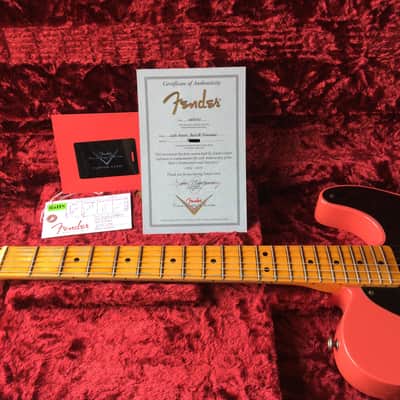 Fender Nocaster 51 relic 20th anniversary custom shop 2015 - Faded fiesta red image 10