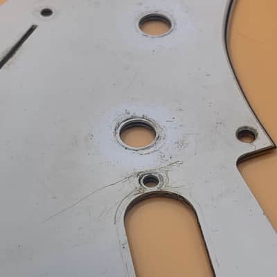 1973 Fender Stratocaster Pickguard 3-Ply White ABS Plastic Strat Guard Vintage Original 1974 1975 image 9