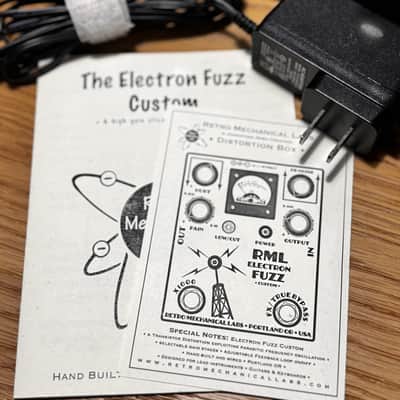 RML Retro Mechanical Labs Electron FUZZ Custom in Fallout Black image 3