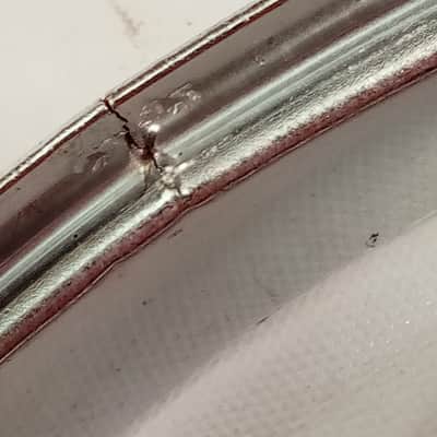 Gretsch 13"Broadkaster COB Tom Drum Rim/Hoop BRASS Stick-Chopper Double-Flange50 image 3