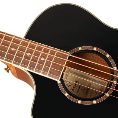 Ortega D8CE-5-L Deep Series 8 Spruce Top Medium Scale 5-String Acoustic-Electric Bass Guitar For Left Hand Player image 10