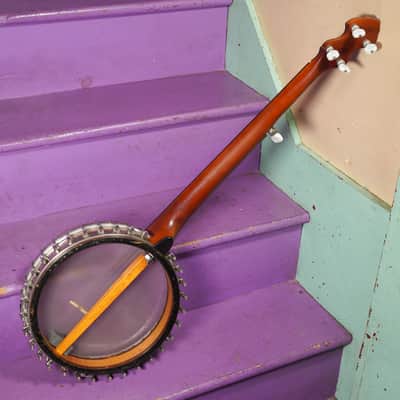 1922/2000s Vega Tubaphone Conversion Big Rim 5-String Openback Banjo (VIDEO! Fresh Work, Ready) image 7